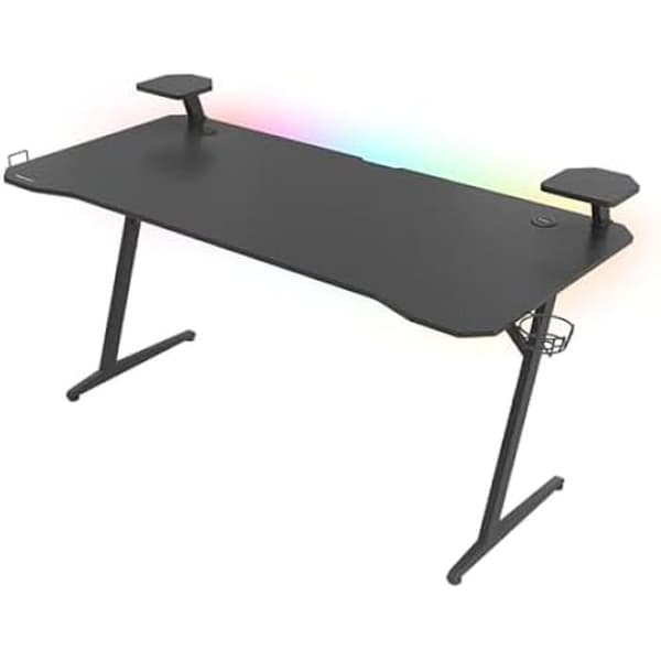 Spelbord - GENESIS - Holm 510 RGB - Carbon Black - 160 x 75 cm - Flerfärgad