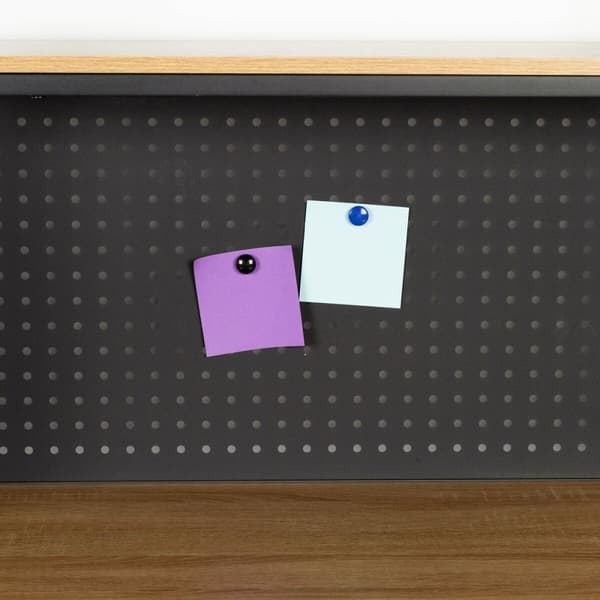Skrivebord med hyller Max Home Stål Melamin Sponplate 84 x 148 x 50 cm