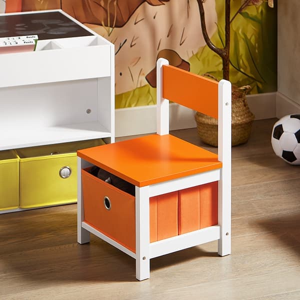 Rootz Kids Table & Chair Set - Children’s Desk - Playroom Furniture - Dual Surface Table - 60x50x60cm Table, 30x50x32cm Stol