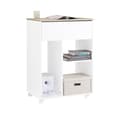 Miniatyrbillede 1 af 8: Rootz Rolling Printer Table - Movable Printer Stand - Portable Desk - Holder 65 kg - 63x88x42cm - Let samling