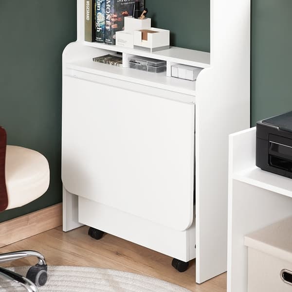 Rootz Multichunctional Desk - Hylly - kannettavan tietokoneen pöytä - Space Saver - 64x98x64cm, taitettava arvoon 64x98x25cm