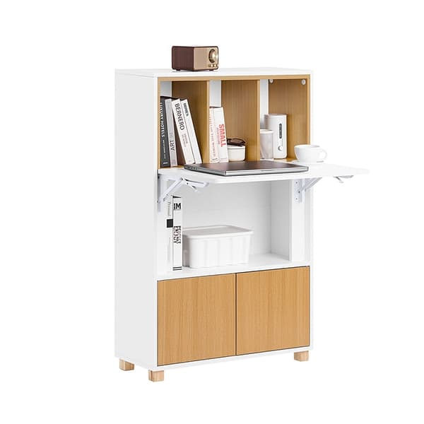 Rootz -monitoiminen työpöytä - kannettavan tietokoneen työpöytä - taitettava tietokonepöytä - runsaasti tallennustilaa - 70x108x59cm, taitettu: 70x108