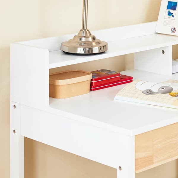 Rootz Compact Desk Table - Writing Desk - Study Desk - Space Saving Design - 100x95x59cm - Perfekt för små rum - MDF -material