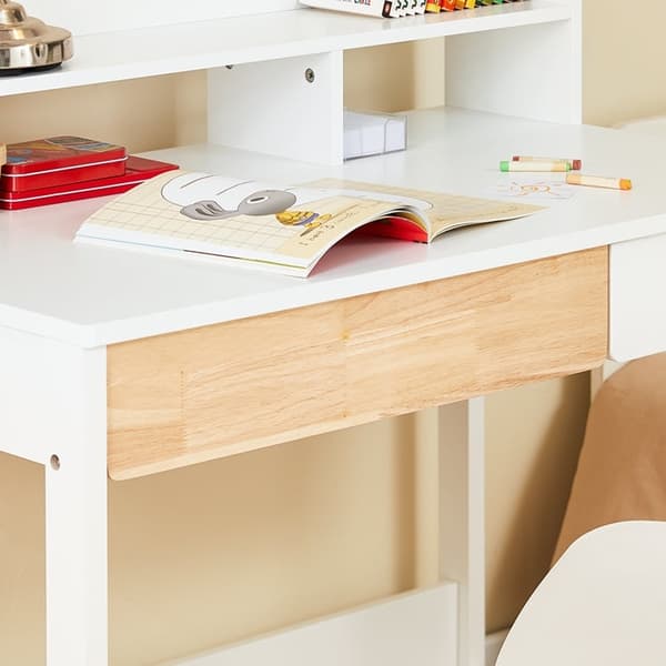 Rootz Compact Desk Table - Writing Desk - Study Desk - Space Saving Design - 100x95x59cm - Perfekt för små rum - MDF -material