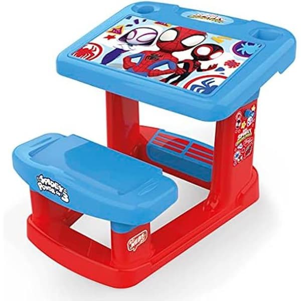 Chicos - Byrå Spidey - Byrå för Barn med En Stor Arbetsyta och Förvaringsfack, Inkluderar 5