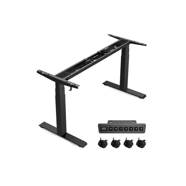 Skrivebord, VASAGLE, 68x110 cm, Sort