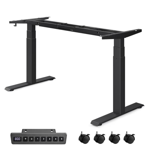 Skrivebord, VASAGLE, 68x110 cm, Sort