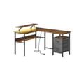 Miniatyrbillede 1 af 8: Skrivebord, VASAGLE, 150x120 cm