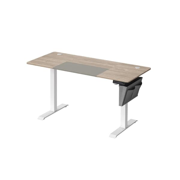 Skrivebord, SONGMICS LSD015X01, 140x60 cm, Hvid