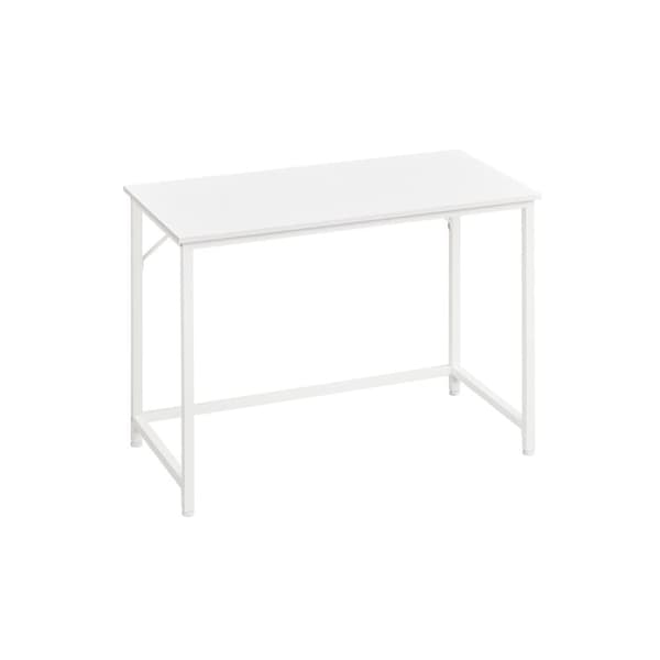 Skrivbord, VASAGLE LWD041B02, 100x50 cm, Vit