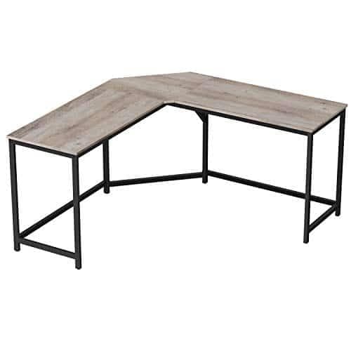 Skrivebord, VASAGLE, 149x149 cm, Sort