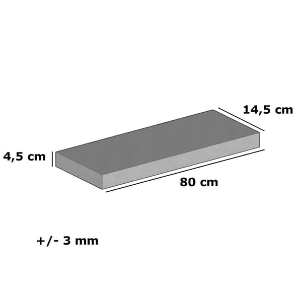 Konsol bordsæt lys eg 145 mm x 80 cm HÅRNÅLE Ben 12x860 mm Sort