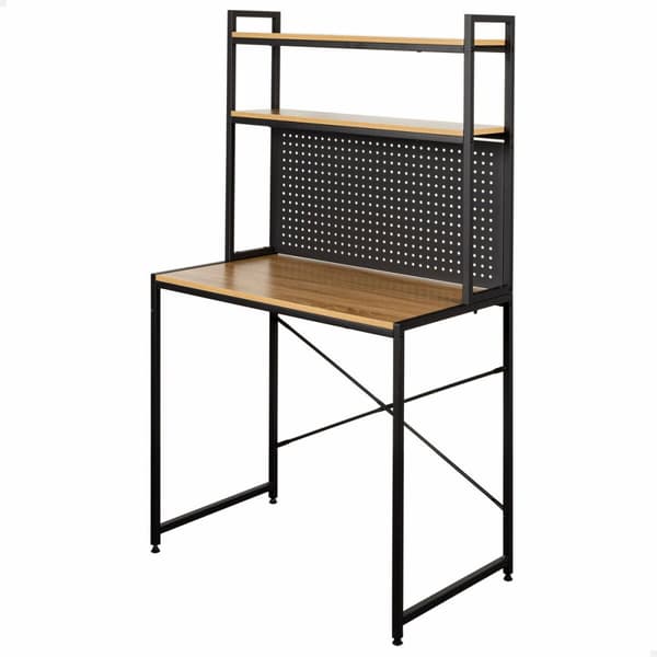 Skrivebord med hylder Max Home Stål Melamin spånplade 84 x 148 x 50 cm