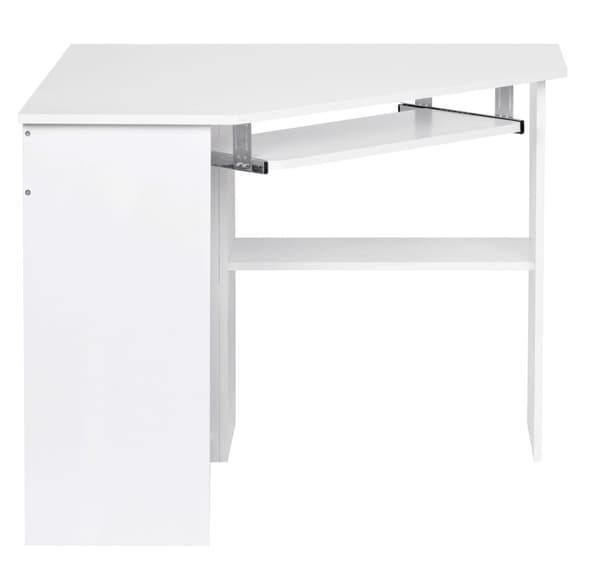 Rootz Corner Desk - Modern Office Desk - Computertabel - Generøs opbevaring - 127 cm x 73 cm x 88,5 cm