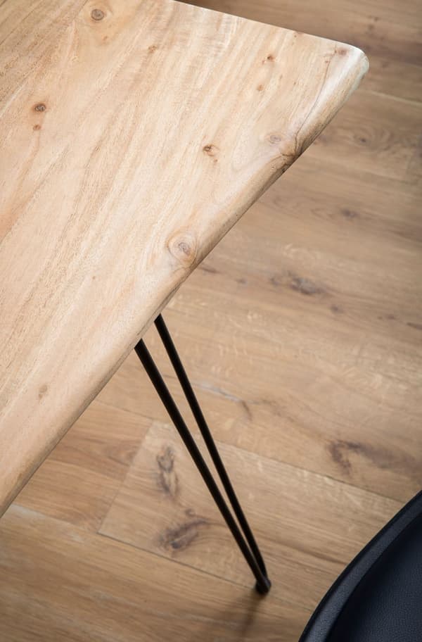 Rootz Massive Office Table - Modern Design - Ilmaisut reunat - Ainutlaatuiset käsintehtyjä - 150 cm x 36cm x 75cm