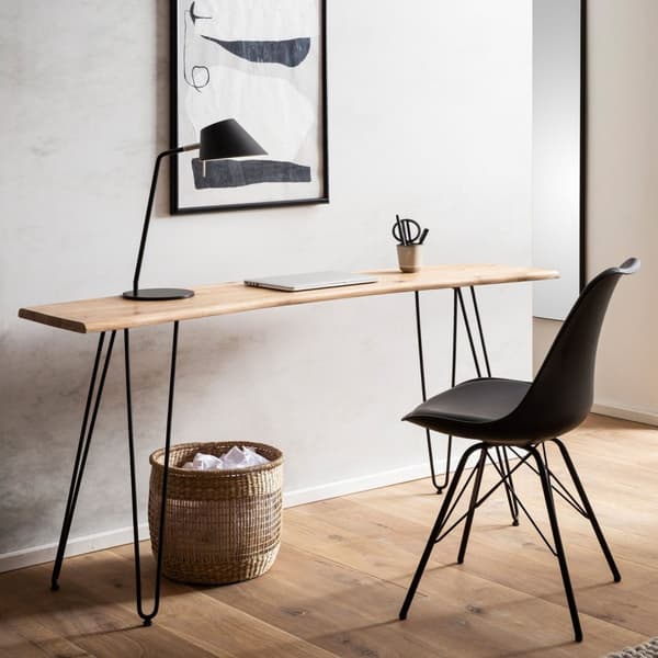 Rootz Massive Office Table - Modern Design - Ilmaisut reunat - Ainutlaatuiset käsintehtyjä - 150 cm x 36cm x 75cm