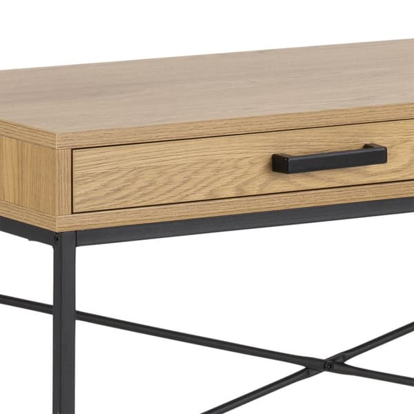 Seaford skrivebord 1 skuffe natur.