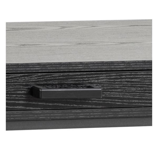 Seaford skrivebord 1 skuffe sort.