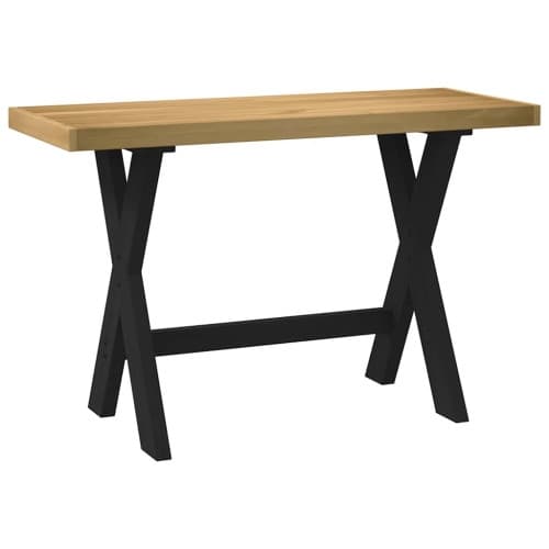 Skrivbord NOAIN X-formade ben 120x50x75 cm massiv furu
