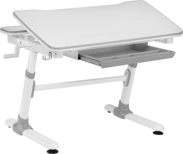 Ergo Office lasten ergonominen korkeussäädettävä työpöytä, harmaa, max 100kg, ER-417 2 kpl
