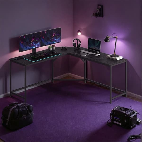 L-vormig bureau, speeltafel, hoekbureau