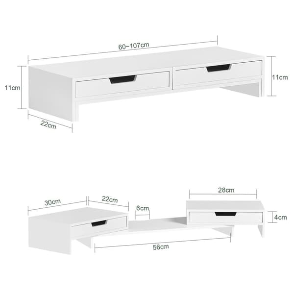 Monitoriteline, BBF04-W, 60x22x11 cm, Ruskea