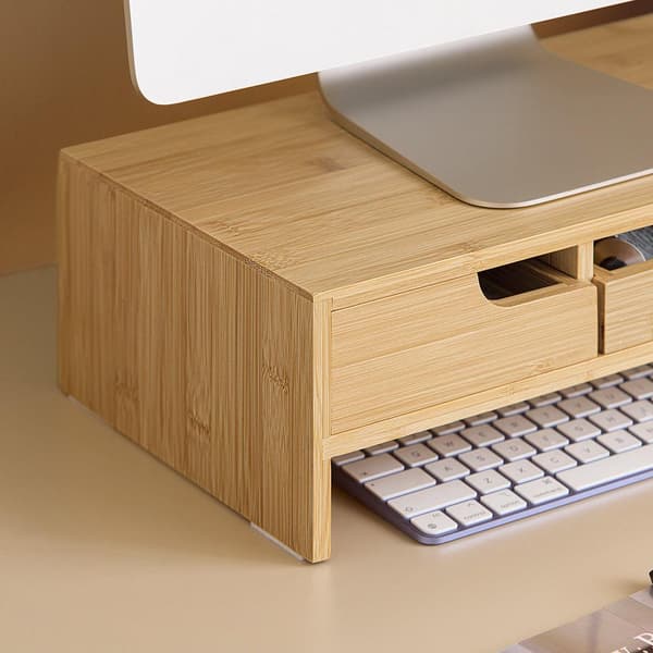 Monitorstativ, BBF12-N, 60x22x12 cm, Brun