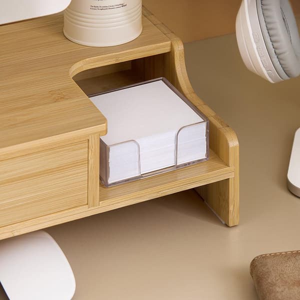 Monitorstativ, BBF12-N, 60x22x12 cm, Brun