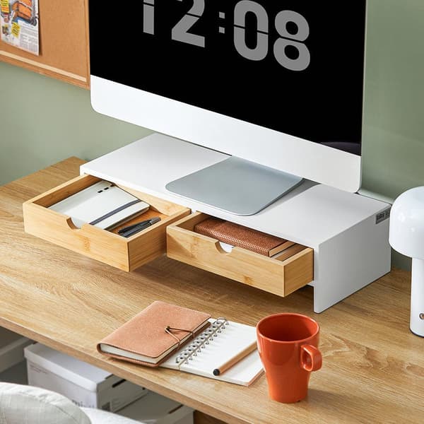 Monitoriteline, BBF02-WN, 47x18x11 cm, Puu