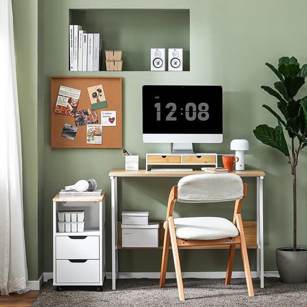 Monitoriteline, BBF02-WN, 47x18x11 cm, Puu
