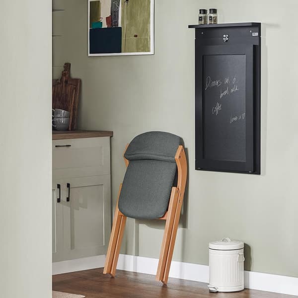 Hopfällbart vägg bord, FWT20-SCH, 50x75x76 cm, Brun