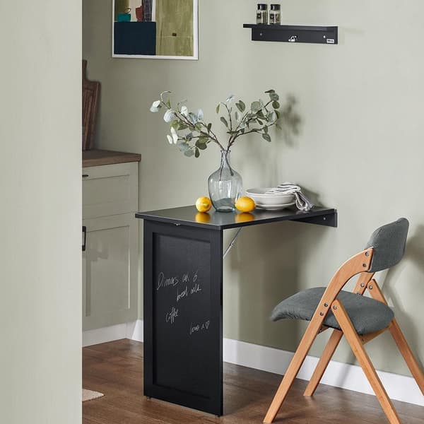 Hopfällbart vägg bord, FWT20-SCH, 50x75x76 cm, Brun