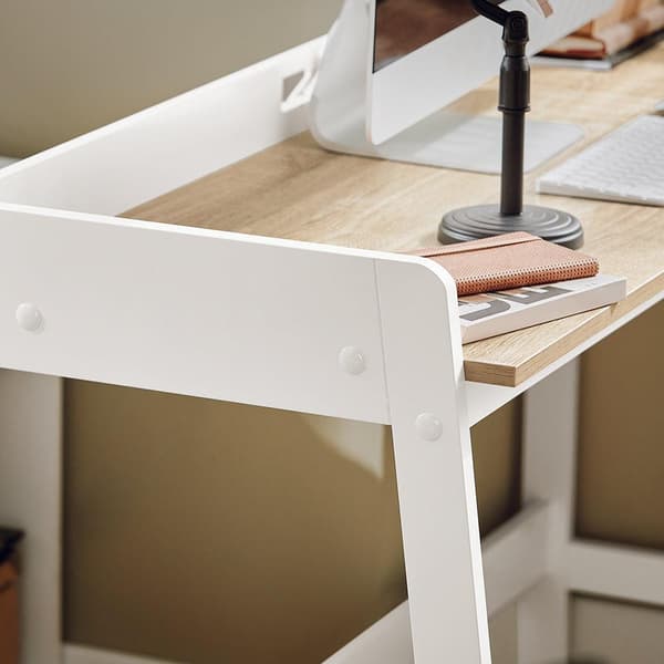 Skrivebord, FWT41-WN, 121x45x73 cm, Brun