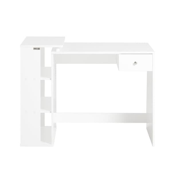 Skrivebord, FWT35-W, 101x60x76 cm, Hvid