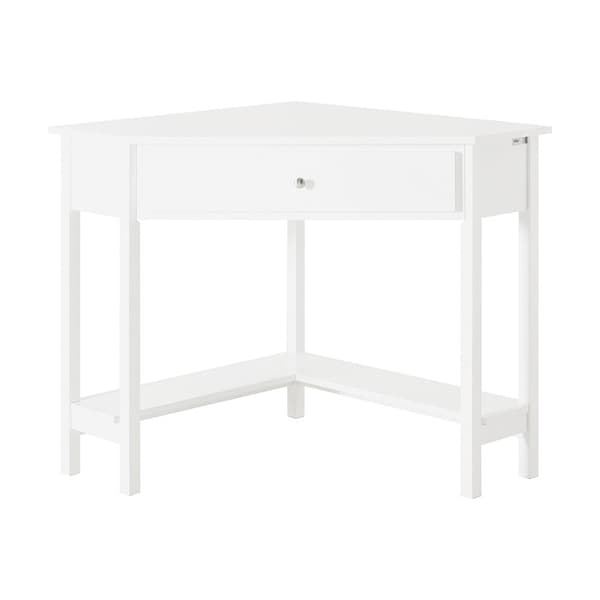 Hörnskrivbord, FWT31-W, 76x76 cm, Vit
