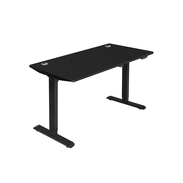 Sitt-st� skrivbord i svart