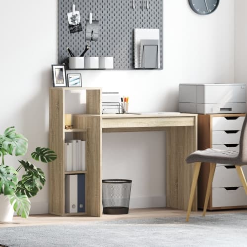 Skrivbord Sonoma Oak Spånskiva Medium Kompakt skrivbord