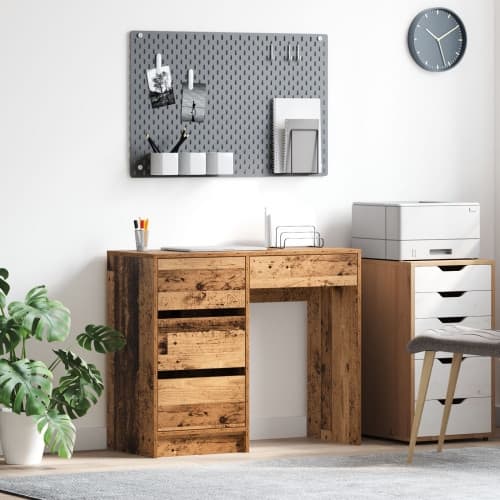 gammalt trä skrivbord Gammalt trä Konstruerat trä Medium