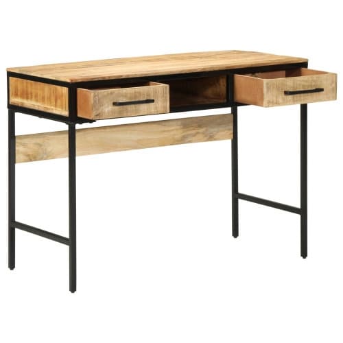 Skrivbord 100x50x75 cm Massivt Trä Grovt Mango