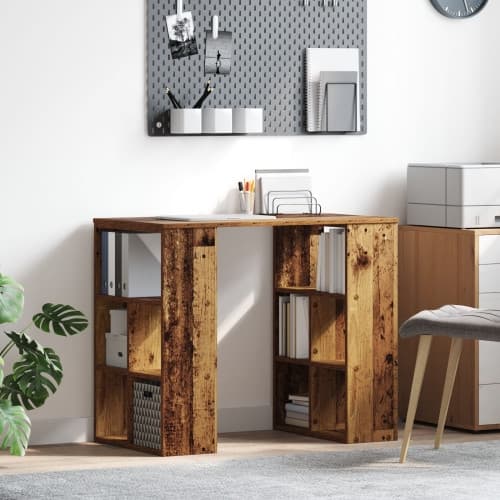 Hörnkontor Old Wood Massivt återvunnet trä Medium Hörnkontor