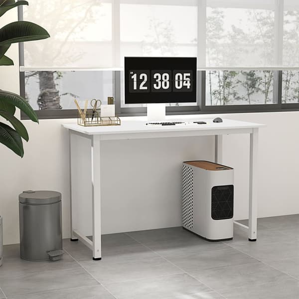 Rootz -tietokonepöytä - ruokapöytä - monipuolinen työpinta - tukeva metallikehys - 120L x 60b x 76h cm