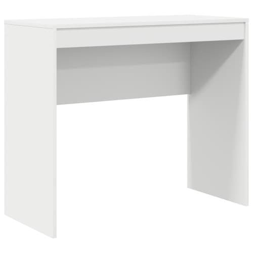 Skrivbord Vitt Konstruerat trä Medium Minimalistiskt Skrivbord