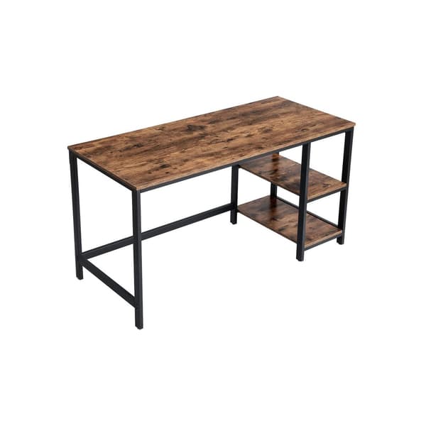 Skrivebord vintage brun og sort