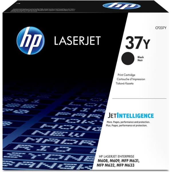HP 37Y - CF237Y tonerkassett - Original - LaserJet - Super High Yield - Svart