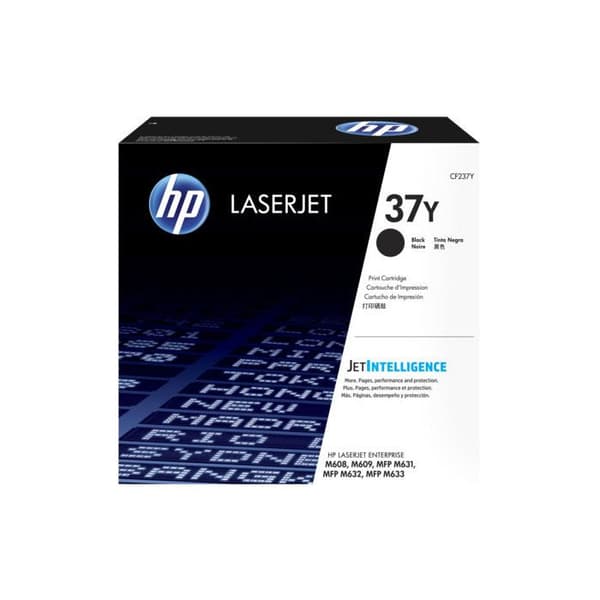 HP 37Y - CF237Y tonerkassett - Original - LaserJet - Super High Yield - Svart