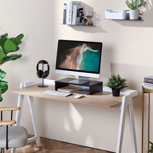 FITUEYES Trä Bärbar PC-bildskärm Riser Stand