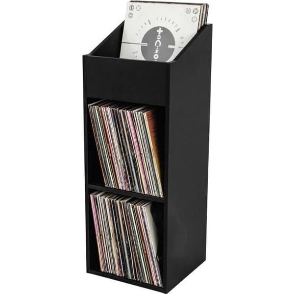 GLORIOUS - RECORD BOX 330 SVART - Förvaringslåda 330 vinylskivor med svart finish