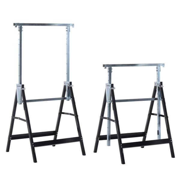 Stillads Stand, 68x58x80-130 cm, Sort