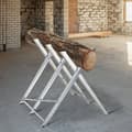 Miniatyrbillede 2 af 9: Savbuk, 83x83x79 cm, Sølv