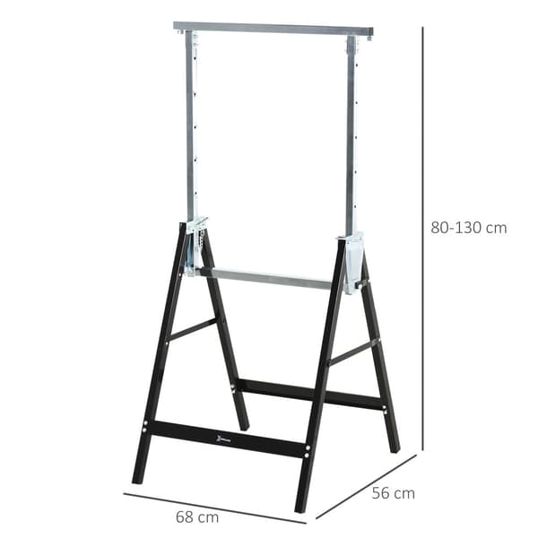 Savbuk, 68x56x80-130 cm, Sort